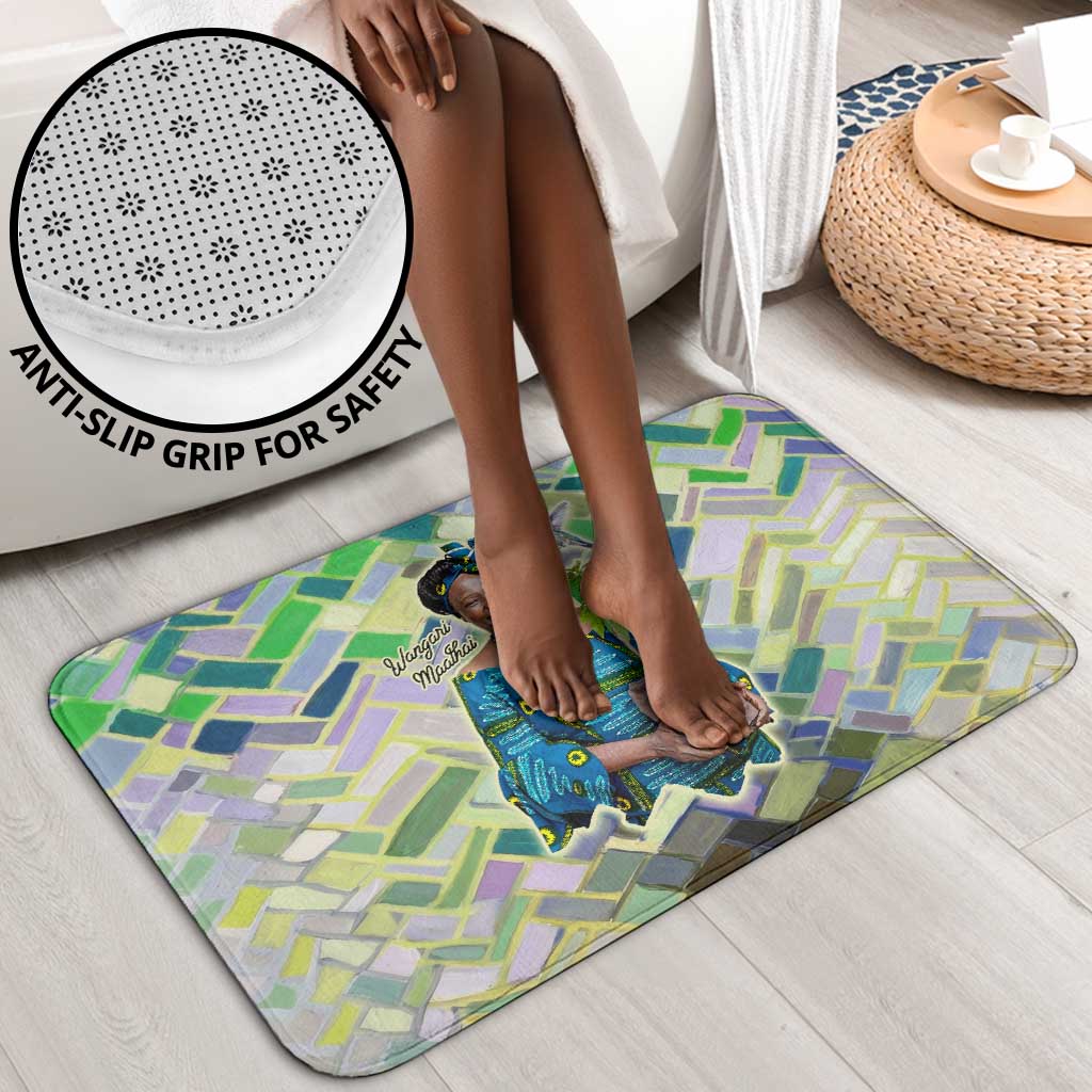 Wangari Maathai Bathroom Set Hummingbird Quote Tree Planting Theme Environmental Justice Tribute - African Pride