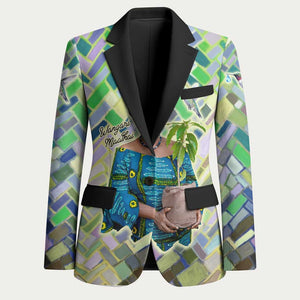 Wangari Maathai Blazer Hummingbird Quote Tree Planting Theme Environmental Justice Tribute - African Pride