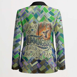 Wangari Maathai Blazer Hummingbird Quote Tree Planting Theme Environmental Justice Tribute - African Pride