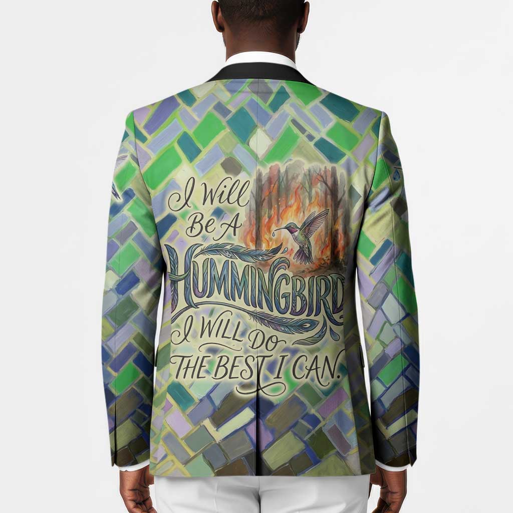 Wangari Maathai Blazer Hummingbird Quote Tree Planting Theme Environmental Justice Tribute - African Pride