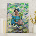 Wangari Maathai Canvas Wall Art Hummingbird Quote Tree Planting Theme Environmental Justice Tribute - African Pride