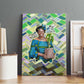 Wangari Maathai Canvas Wall Art Hummingbird Quote Tree Planting Theme Environmental Justice Tribute - African Pride
