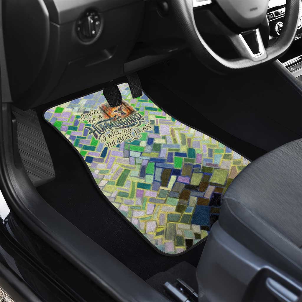 Wangari Maathai Car Mats Hummingbird Quote Tree Planting Theme Environmental Justice Tribute - African Pride
