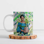 Wangari Maathai Ceramic Mug Hummingbird Quote Tree Planting Theme Environmental Justice Tribute - African Pride