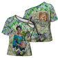 Wangari Maathai Cross Shoulder Shirt Hummingbird Quote Tree Planting Theme Environmental Justice Tribute - African Pride