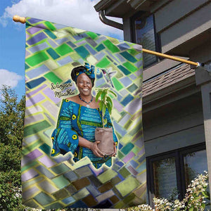 Wangari Maathai Garden Flag Hummingbird Quote Tree Planting Theme Environmental Justice Tribute - African Pride