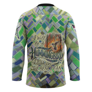 Wangari Maathai Hockey Jersey Hummingbird Quote Tree Planting Theme Environmental Justice Tribute - African Pride