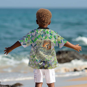 Wangari Maathai Kid Hawaiian Shirt Hummingbird Quote Tree Planting Theme Environmental Justice Tribute - African Pride
