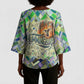 Wangari Maathai Kimono Sleeve Blouse Hummingbird Quote Tree Planting Theme Environmental Justice Tribute - African Pride
