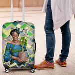 Wangari Maathai Luggage Cover Hummingbird Quote Tree Planting Theme Environmental Justice Tribute - African Pride
