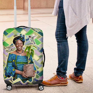 Wangari Maathai Luggage Cover Hummingbird Quote Tree Planting Theme Environmental Justice Tribute - African Pride