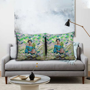 Wangari Maathai Pillow Cover Hummingbird Quote Tree Planting Theme Environmental Justice Tribute - African Pride