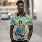 Wangari Maathai Polo Shirt Hummingbird Quote Tree Planting Theme Environmental Justice Tribute - African Pride