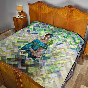 Wangari Maathai Quilt Hummingbird Quote Tree Planting Theme Environmental Justice Tribute - African Pride