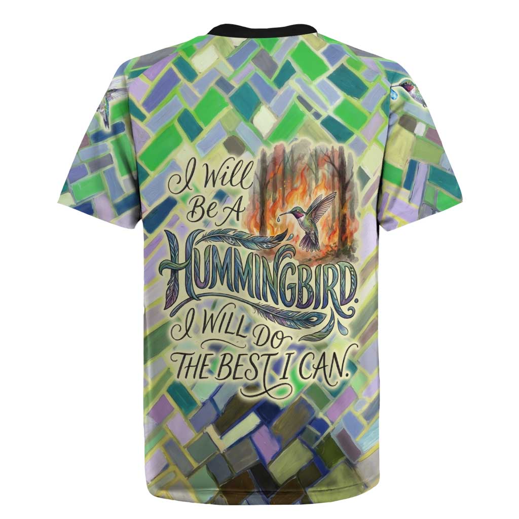 Wangari Maathai Rugby Jersey Hummingbird Quote Tree Planting Theme Environmental Justice Tribute - African Pride