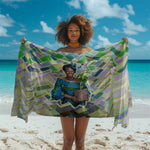Wangari Maathai Sarong Hummingbird Quote Tree Planting Theme Environmental Justice Tribute - African Pride