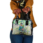 Wangari Maathai Shoulder Handbag Hummingbird Quote Tree Planting Theme Environmental Justice Tribute - African Pride