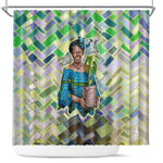 Wangari Maathai Shower Curtain Hummingbird Quote Tree Planting Theme Environmental Justice Tribute - African Pride