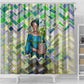 Wangari Maathai Shower Curtain Hummingbird Quote Tree Planting Theme Environmental Justice Tribute - African Pride