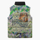 Wangari Maathai Sleeveless Puffer Jacket Hummingbird Quote Tree Planting Theme Environmental Justice Tribute - African Pride