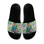 Wangari Maathai Slide Sandals Hummingbird Quote Tree Planting Theme Environmental Justice Tribute - African Pride