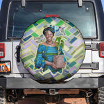 Wangari Maathai Spare Tire Cover Hummingbird Quote Tree Planting Theme Environmental Justice Tribute - African Pride