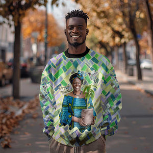 Wangari Maathai Sweatshirt Hummingbird Quote Tree Planting Theme Environmental Justice Tribute - African Pride