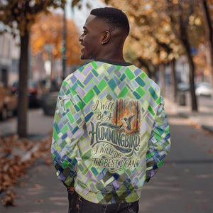 Wangari Maathai Sweatshirt Hummingbird Quote Tree Planting Theme Environmental Justice Tribute - African Pride