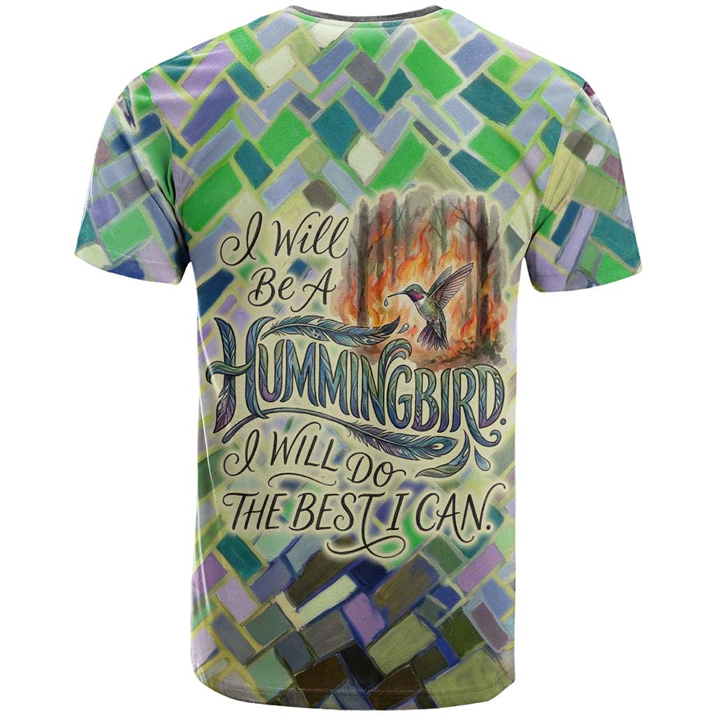 Wangari Maathai T shirt Hummingbird Quote Tree Planting Theme Environmental Justice Tribute - African Pride