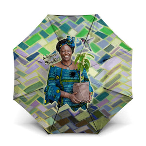 Wangari Maathai Umbrella Hummingbird Quote Tree Planting Theme Environmental Justice Tribute - African Pride