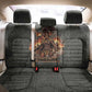 Queen Nzinga Back Car Seat Cover Fierce African Warrior Queen - Dark Tribal Fire Art - African Pride