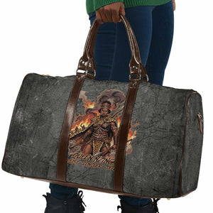 Queen Nzinga Travel Bag Fierce African Warrior Queen - Dark Tribal Fire Art - African Pride