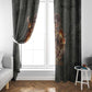 Queen Nzinga Window Curtain Fierce African Warrior Queen - Dark Tribal Fire Art - African Pride