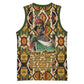 Queen Nzinga Basketball Jersey Mbandi Traditional Regal Portrait Empowerment Quote African Female Leadership - African Pride