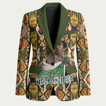 Queen Nzinga Blazer Mbandi Traditional Regal Portrait Empowerment Quote African Female Leadership - African Pride