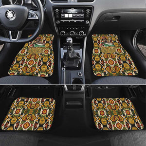 Queen Nzinga Car Mats Mbandi Traditional Regal Portrait Empowerment Quote African Female Leadership - African Pride