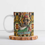 Queen Nzinga Ceramic Mug Mbandi Traditional Regal Portrait Empowerment Quote African Female Leadership - African Pride