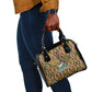 Queen Nzinga Shoulder Handbag Mbandi Traditional Regal Portrait Empowerment Quote African Female Leadership - African Pride