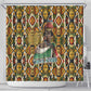 Queen Nzinga Shower Curtain Mbandi Traditional Regal Portrait Empowerment Quote African Female Leadership - African Pride