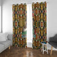 Queen Nzinga Window Curtain Mbandi Traditional Regal Portrait Empowerment Quote African Female Leadership - African Pride