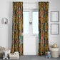 Queen Nzinga Window Curtain Mbandi Traditional Regal Portrait Empowerment Quote African Female Leadership - African Pride