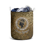 Queen Nzinga Laundry Basket Cowrie Crown Silhouette Royal Power - African Pride