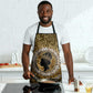 Queen Nzinga Apron Cowrie Crown Silhouette Royal Power - African Pride