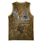 Queen Nzinga Basketball Jersey Cowrie Crown Silhouette Royal Power - African Pride