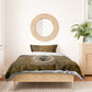 Queen Nzinga Bedding Set Cowrie Crown Silhouette Royal Power - African Pride