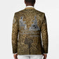 Queen Nzinga Blazer Cowrie Crown Silhouette Royal Power - African Pride