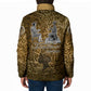 Queen Nzinga Padded Jacket Cowrie Crown Silhouette Royal Power - African Pride