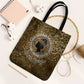 Queen Nzinga Tote Bag Cowrie Crown Silhouette Royal Power - African Pride