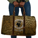 Queen Nzinga Travel Bag Cowrie Crown Silhouette Royal Power - African Pride