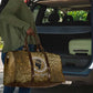 Queen Nzinga Travel Bag Cowrie Crown Silhouette Royal Power - African Pride